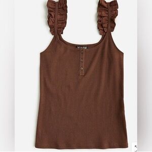 JCrew brown vintage with adorable scrunch straps ❤️